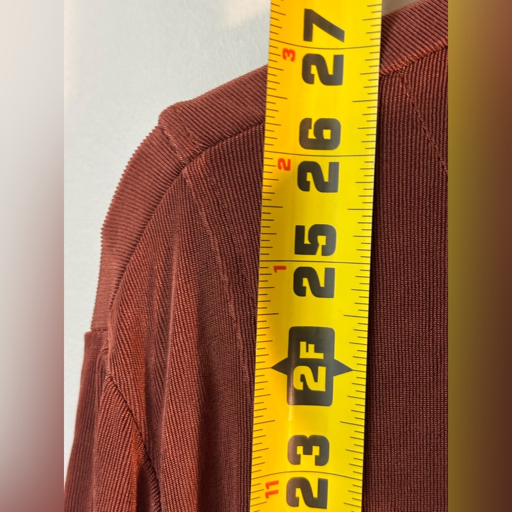 Chico's Travelers Coffee Bean Zip Up Jacket Size 3 XL 16 18 Travel Career cruise - Picture 8 of 8